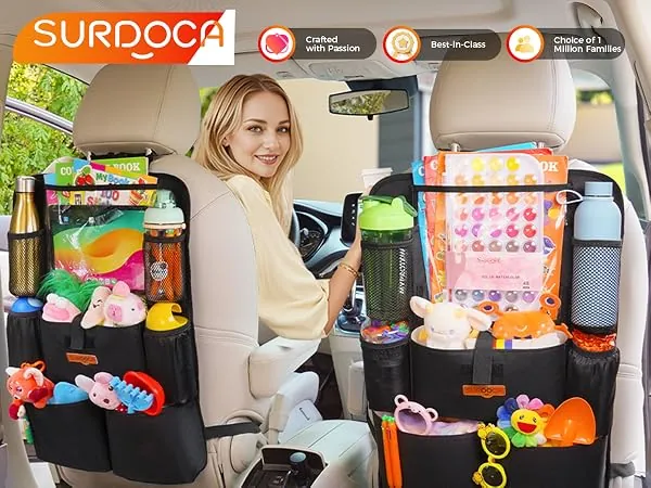 Rigid trunk bin organizes heavy groceries and sports gear in the vehicle cargo area.